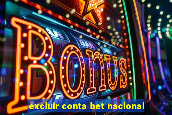 excluir conta bet nacional